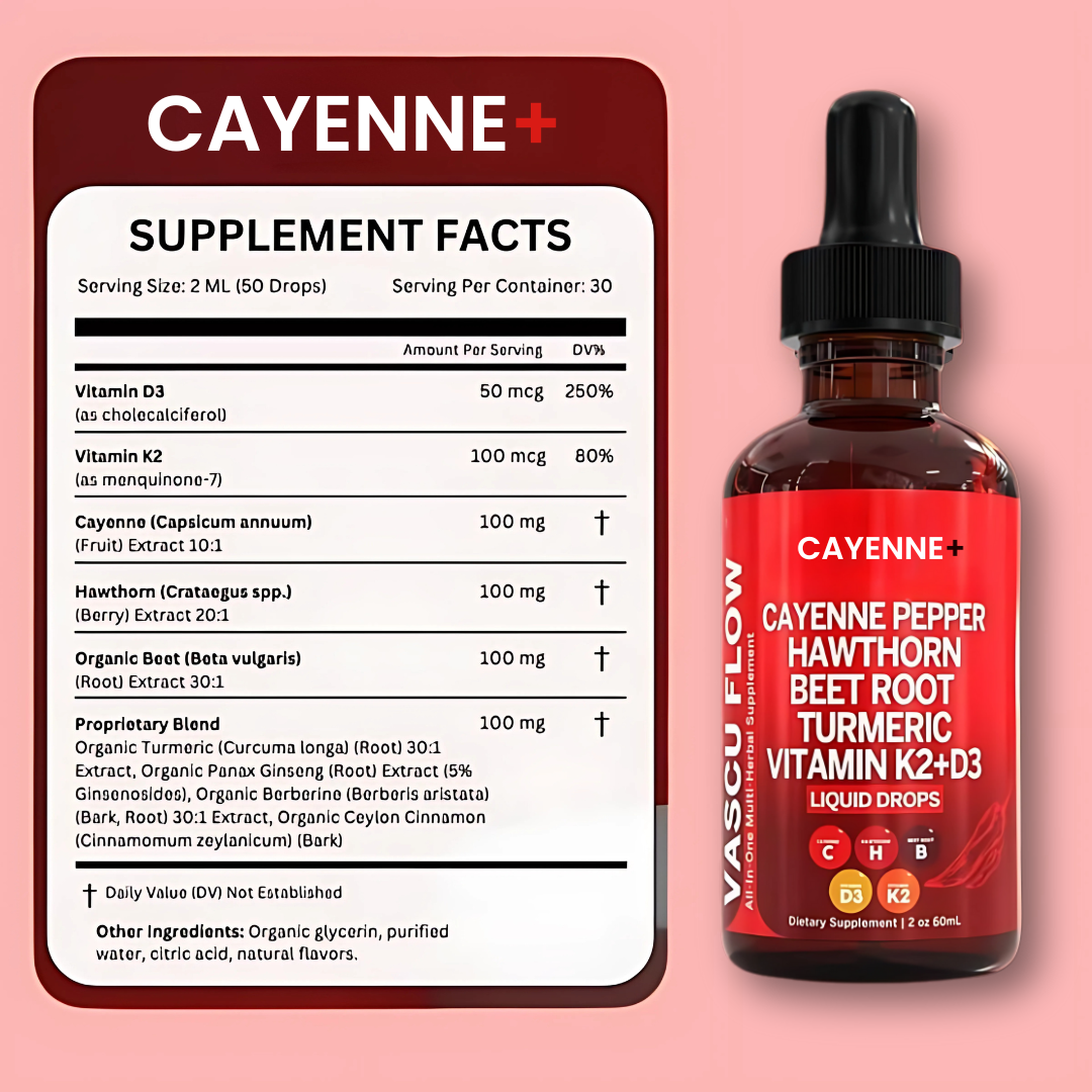VascuFlow Cayenne Pepper Enhancement Drops