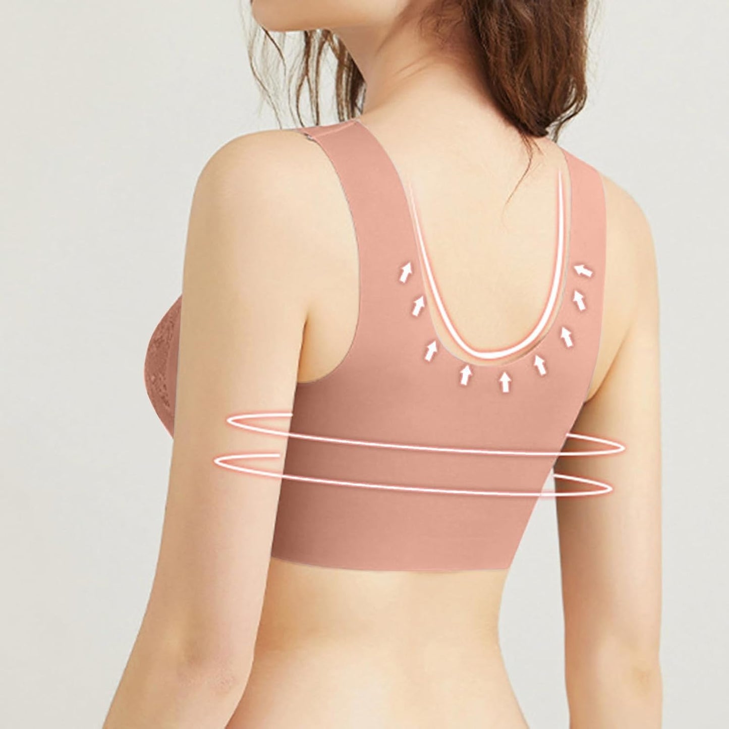 Solid Lace Wireless Bra