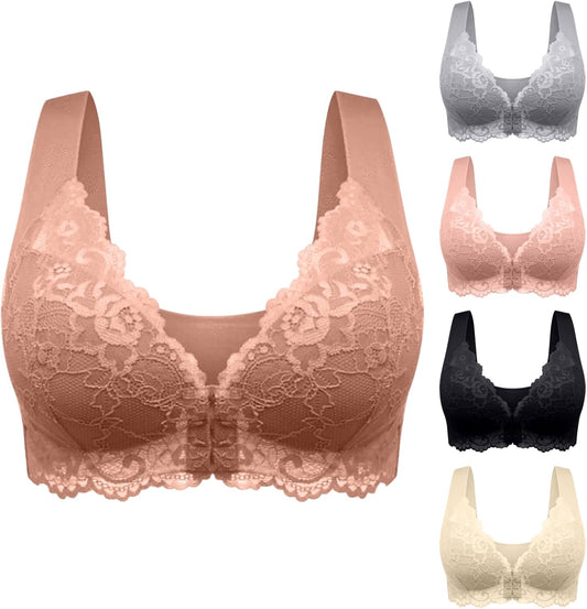 Solid Lace Wireless Bra