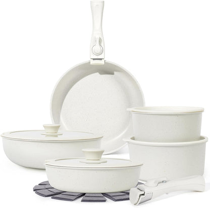 Stackable Nonstick Cookware Set