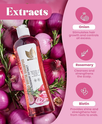 Onion Biotin & Rosemary Hair Treatment Set