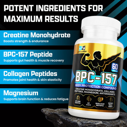 BPC 157 PEPTIDE BLEND PLUS CREATINE, MAGNESIUM & ANTIOXIDANTS