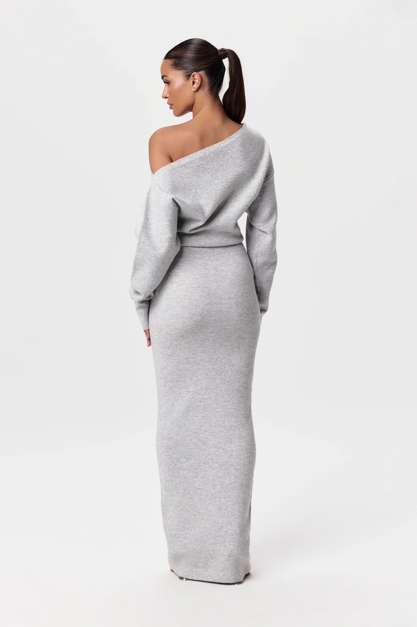 Lurella® Drop-Shoulder Sweater Dress