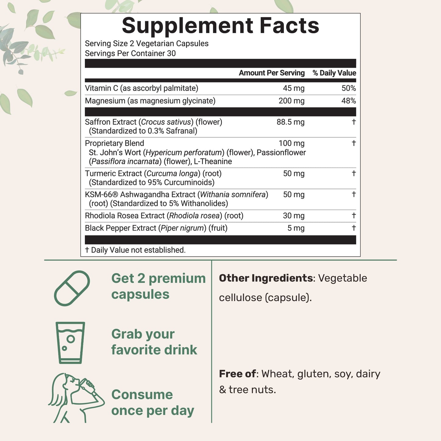 Saffron+ Advanced Supplement