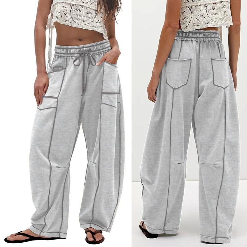 Viral Wide-Leg Barrel Sweatpants