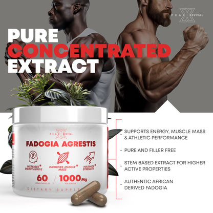 Fadogia Agrestis Supplement 1000mg Per Serving