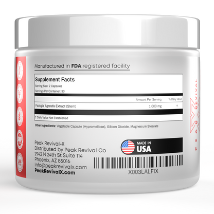 Fadogia Agrestis Supplement 1000mg Per Serving